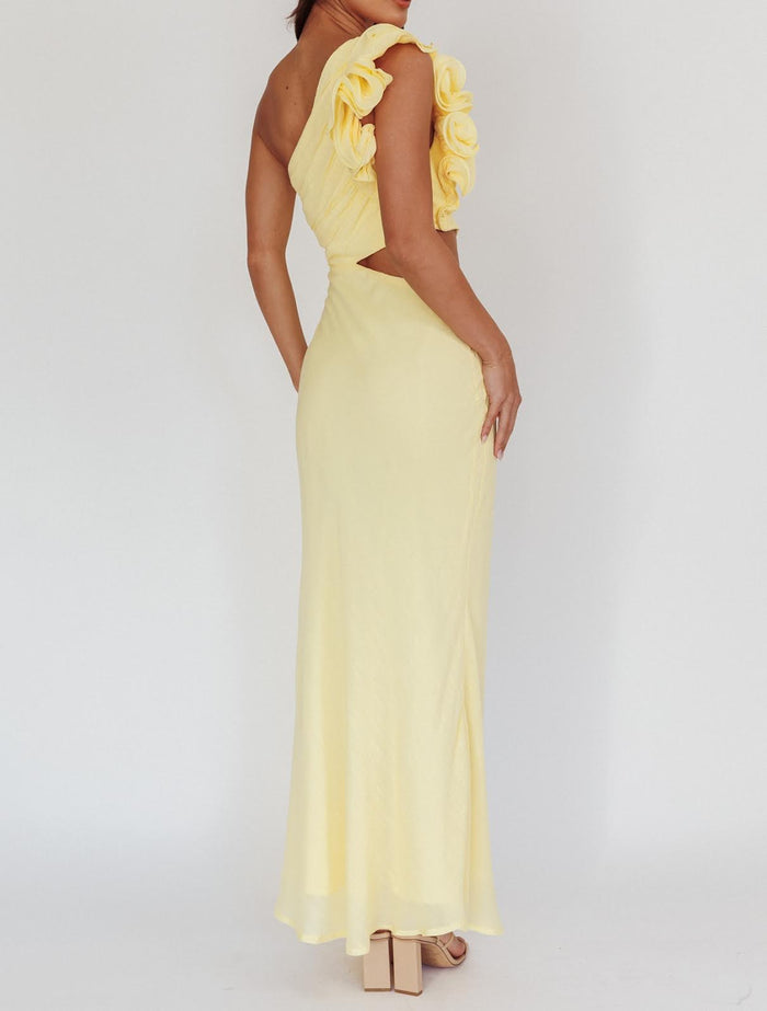 Swan Dress - Lemon