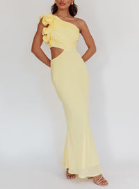 Swan Dress - Lemon