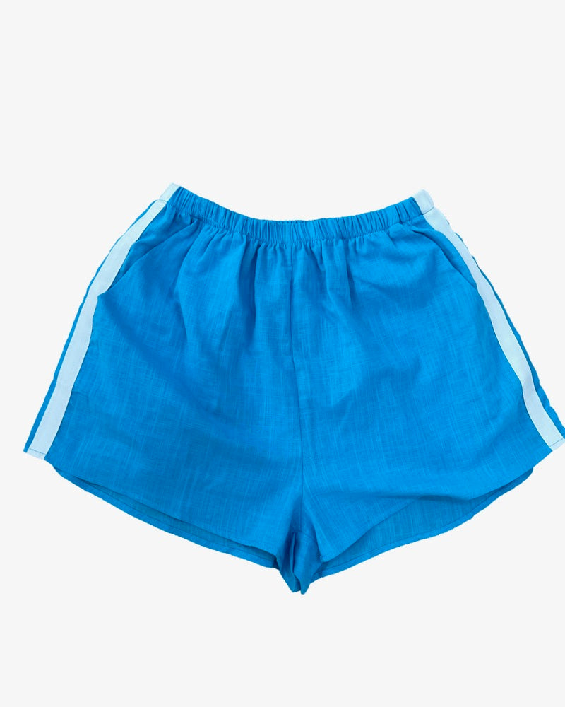 Blue Stripe Shorts