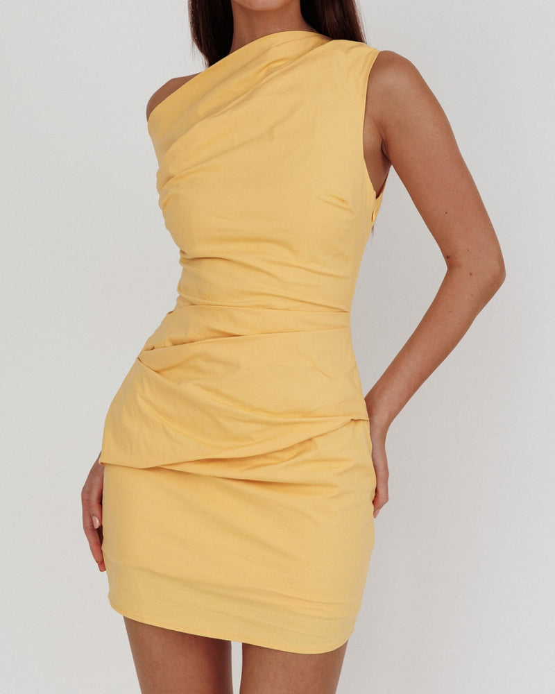 Nikita Dress - Mustard