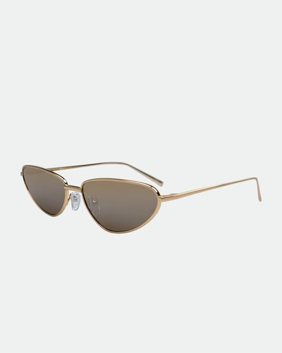 Aster Gold Brown Sunglasses