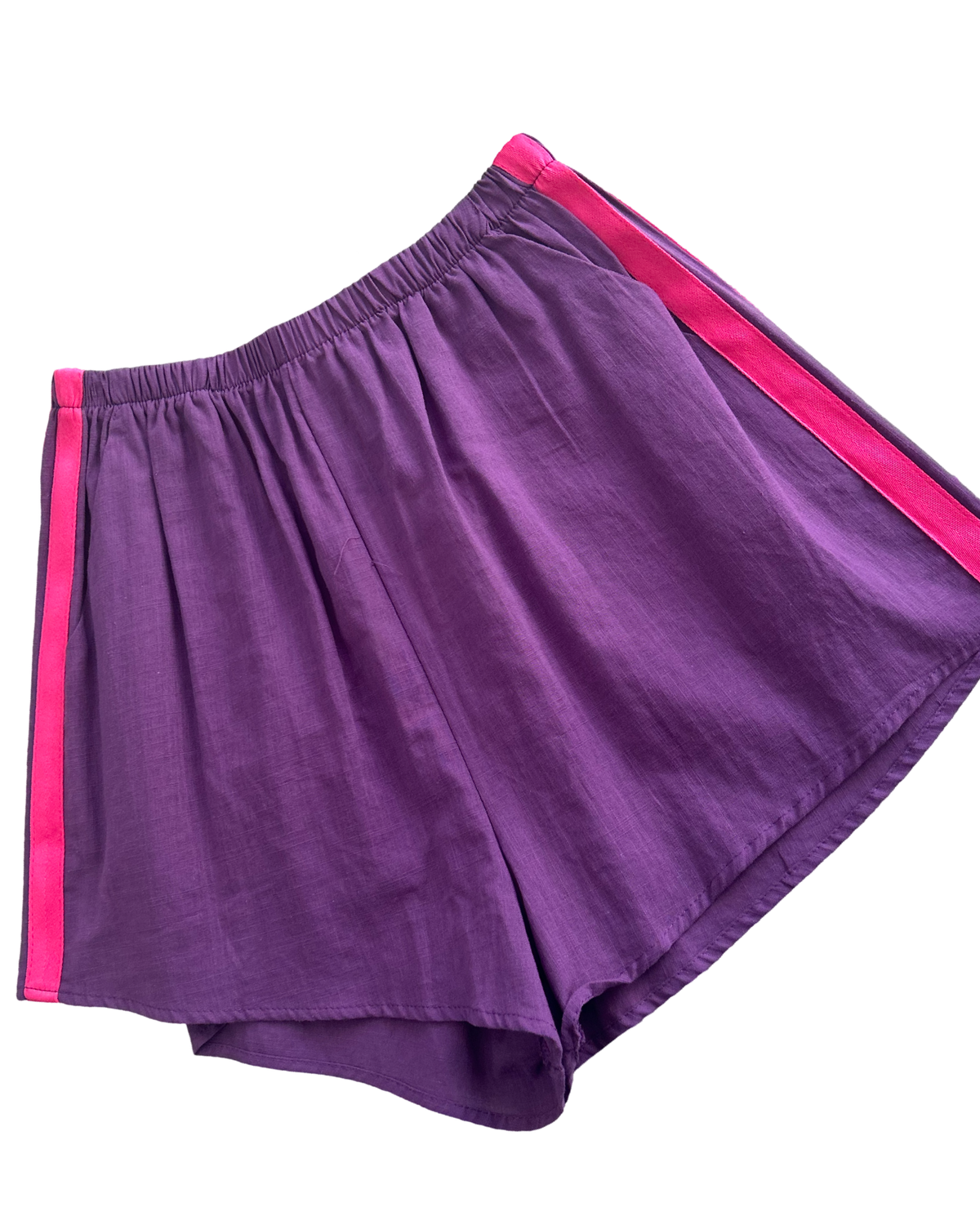 Purple Stripe Shorts