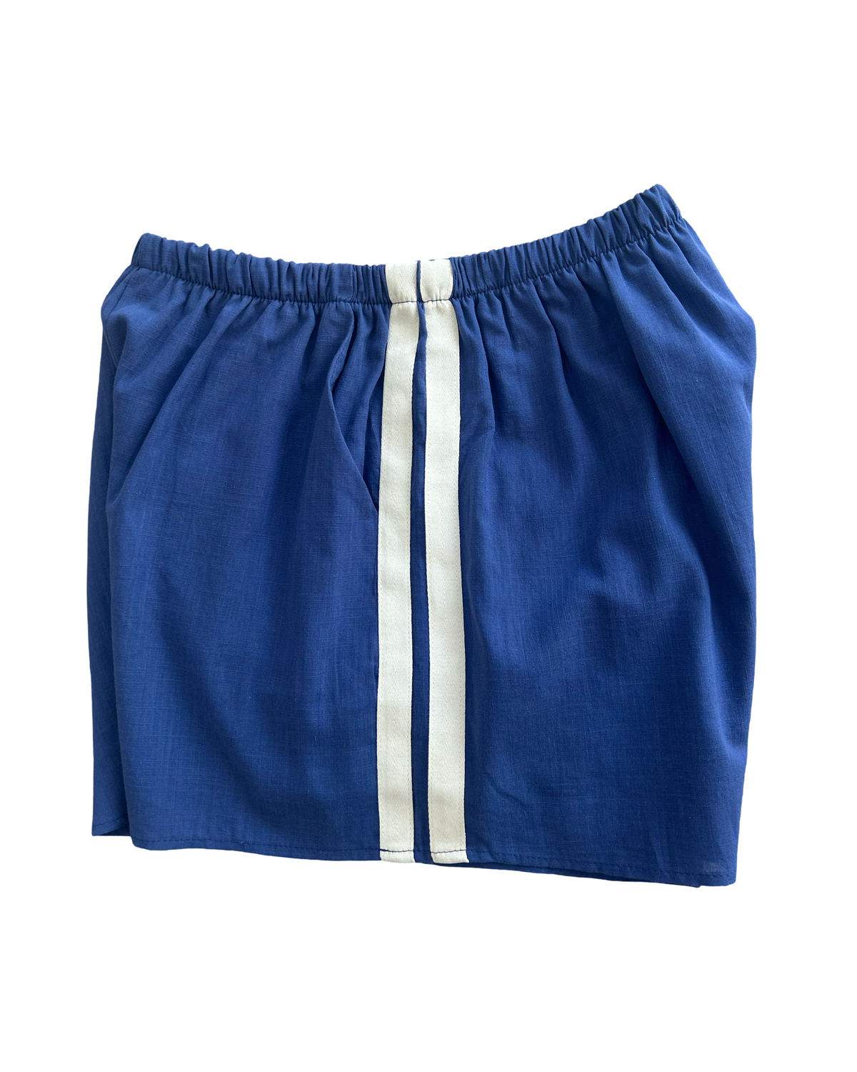 Dark Blue Stripe Shorts