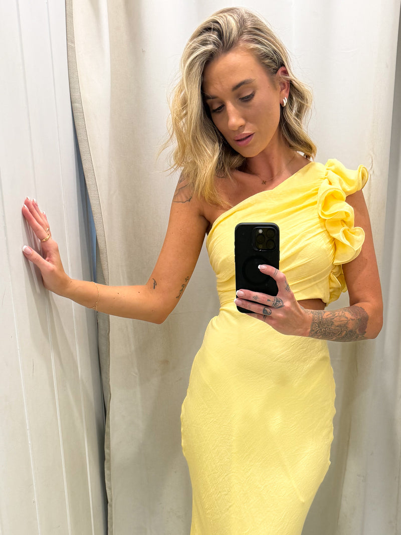 Swan Dress - Lemon