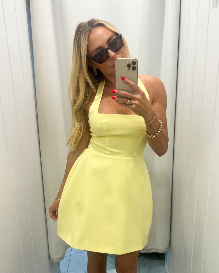 Corinne Dress Yellow