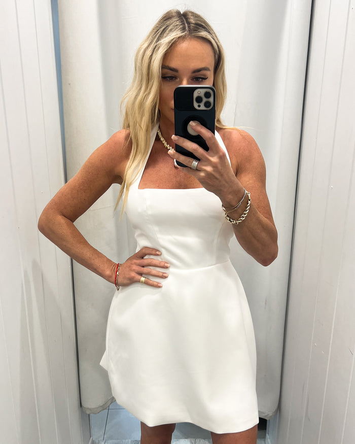 Corinne Dress White