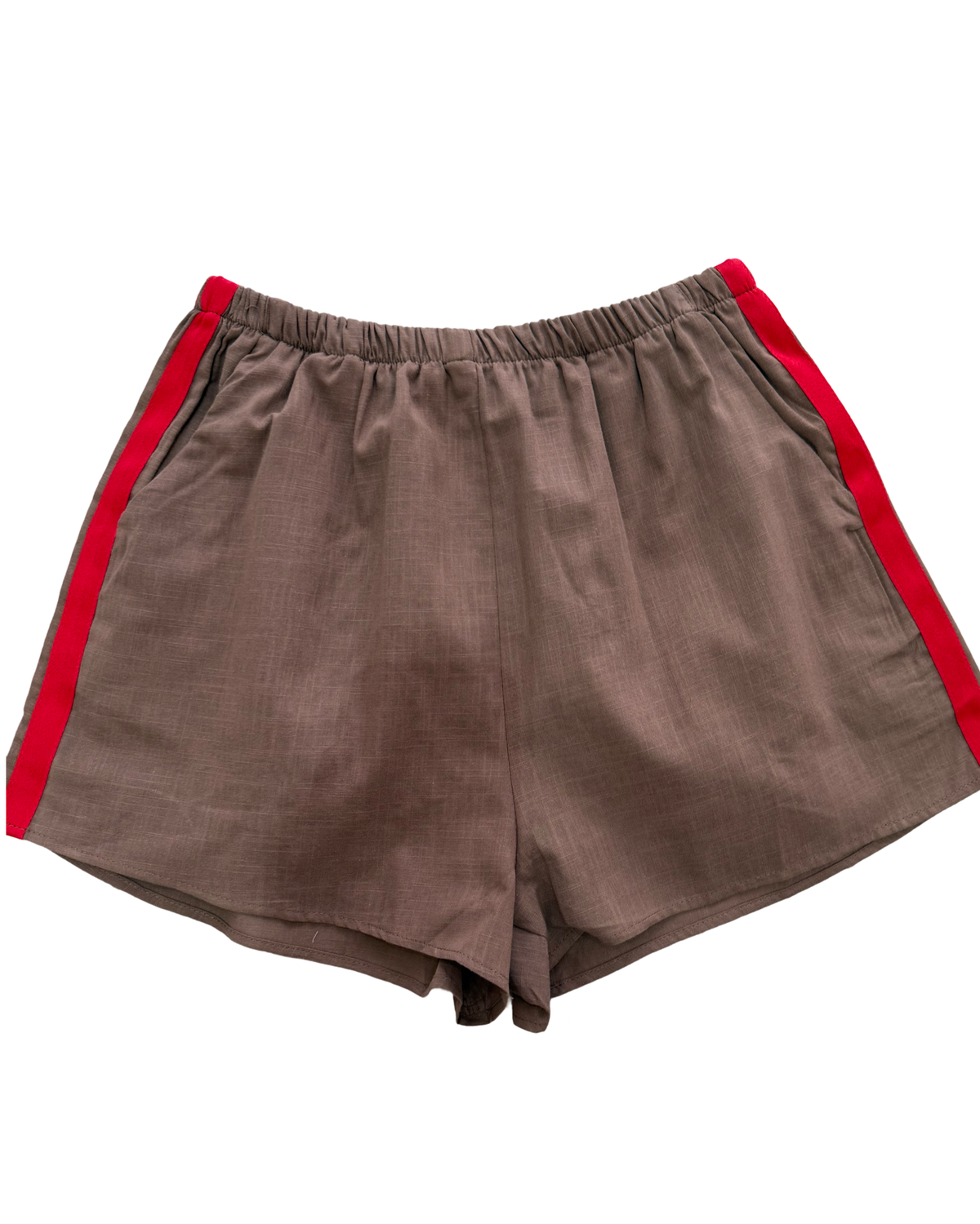 Brown/Red Racer Shorts