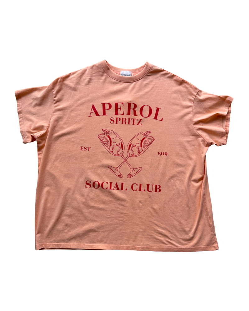 Aperol Tee- Peach